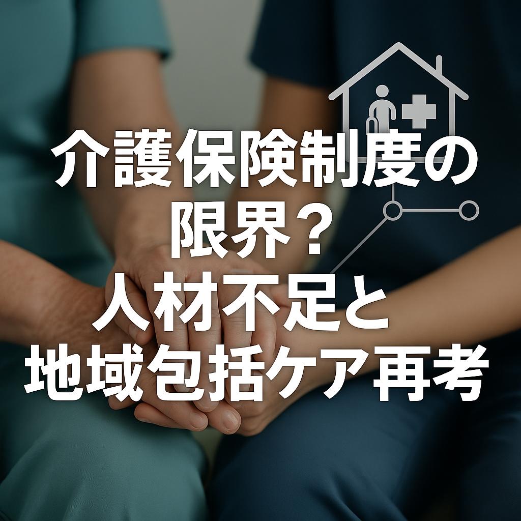 介護保険制度の限界？人材不足と地域包括ケア再考
