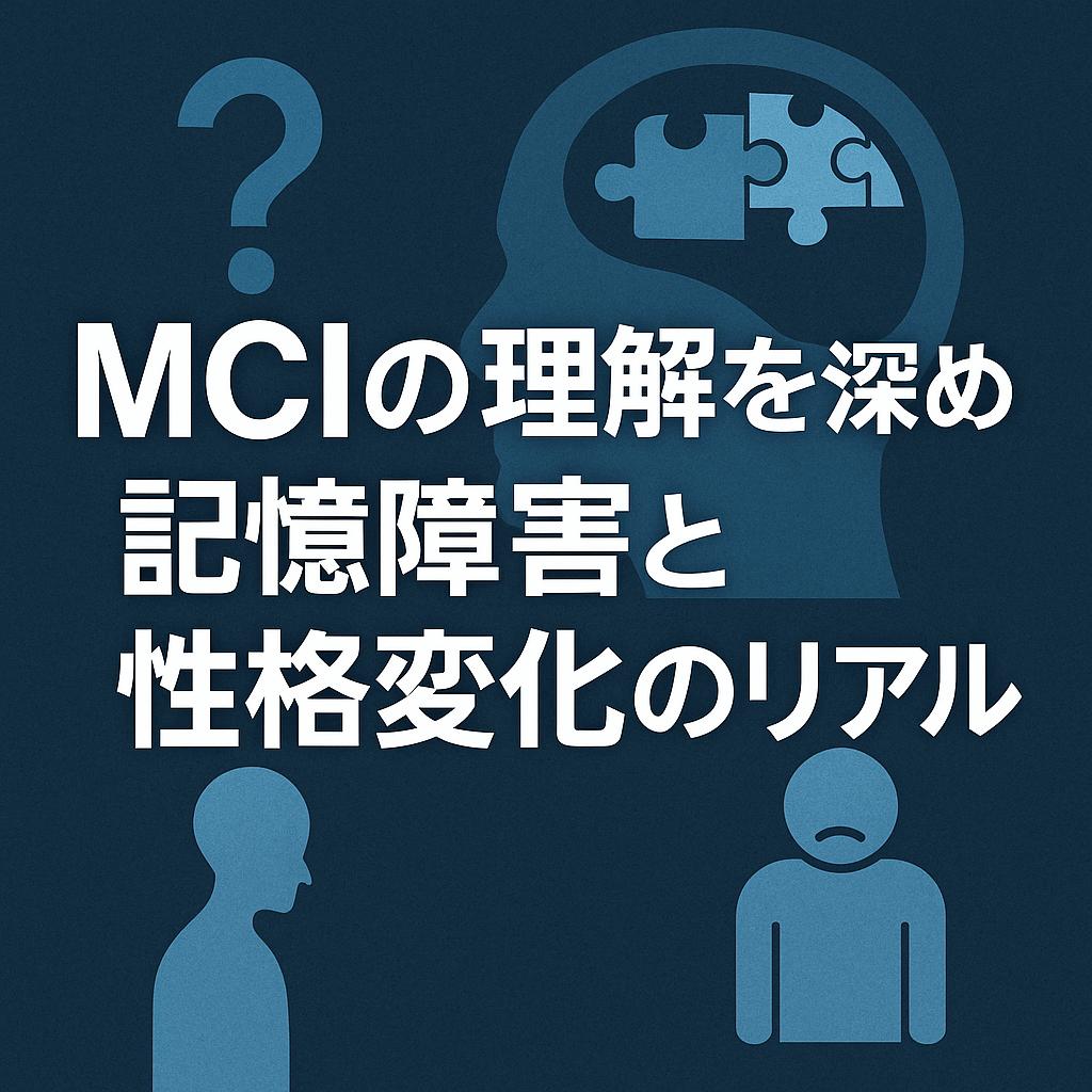 MCIの理解を深める：記憶障害と性格変化のリアル