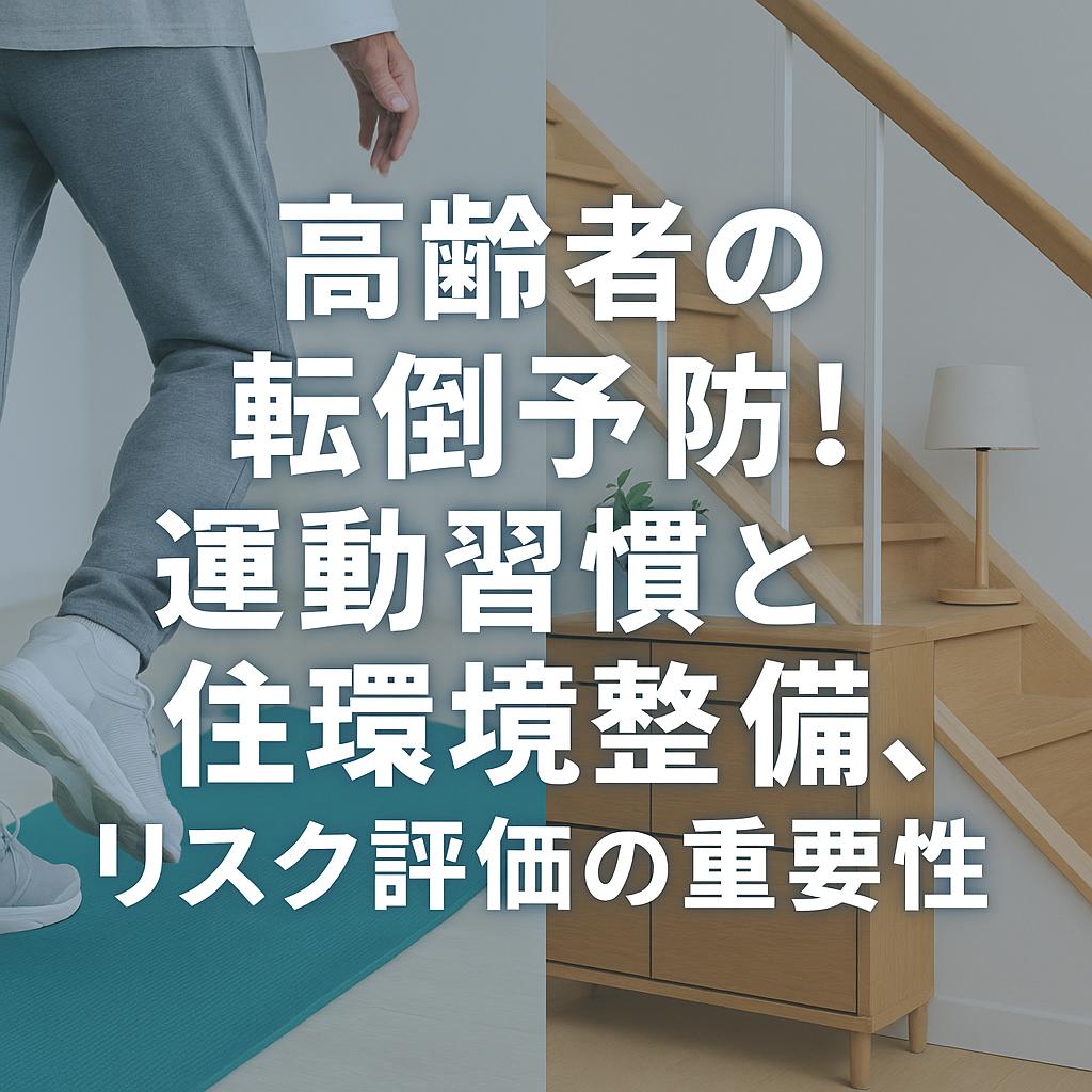 高齢者の転倒予防！運動習慣と住環境整備、リスク評価の重要性
