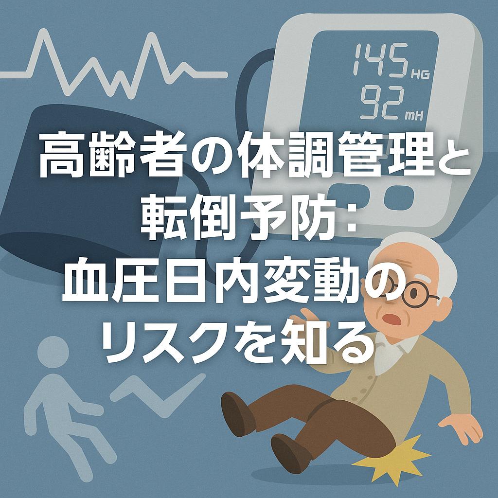 高齢者の体調管理と転倒予防：血圧日内変動のリスクを知る