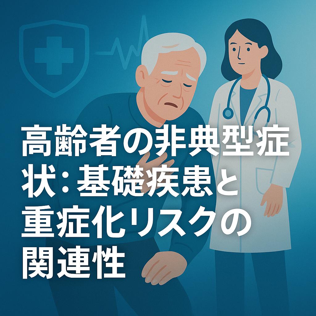 高齢者の非典型症状：基礎疾患と重症化リスクの関連性