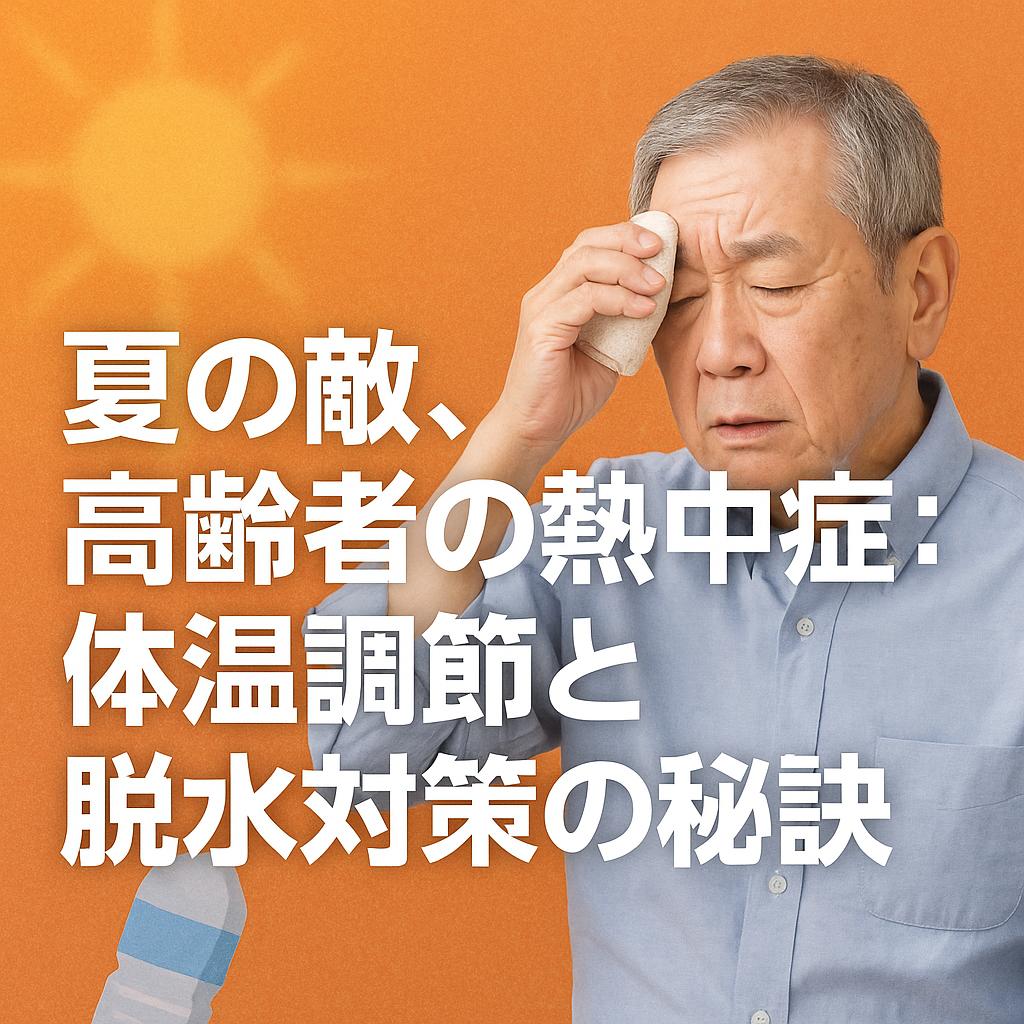 夏の敵、高齢者の熱中症:体温調節と脱水対策の秘訣