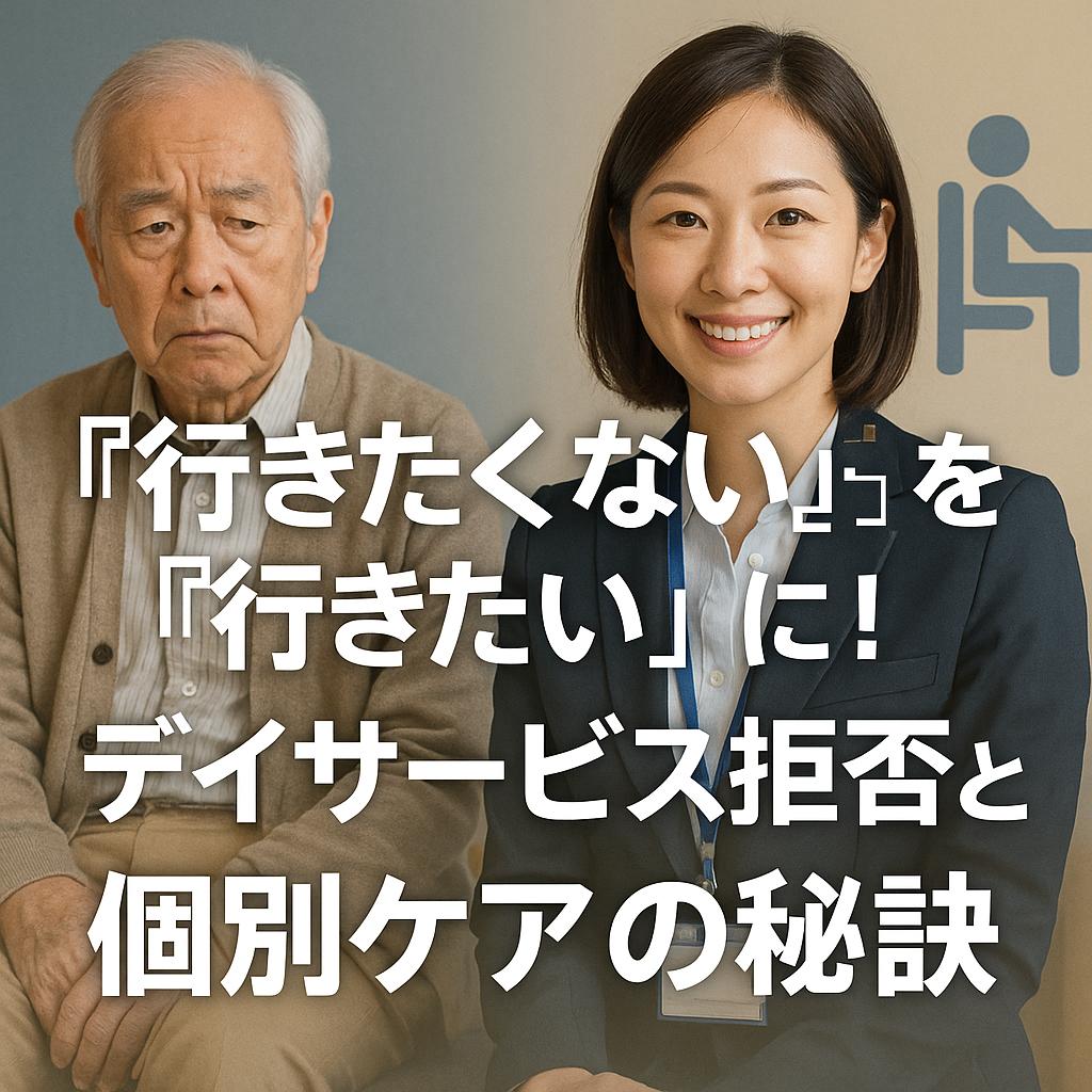 『行きたくない』を『行きたい』に!デイサービス拒否と個別ケアの秘訣
