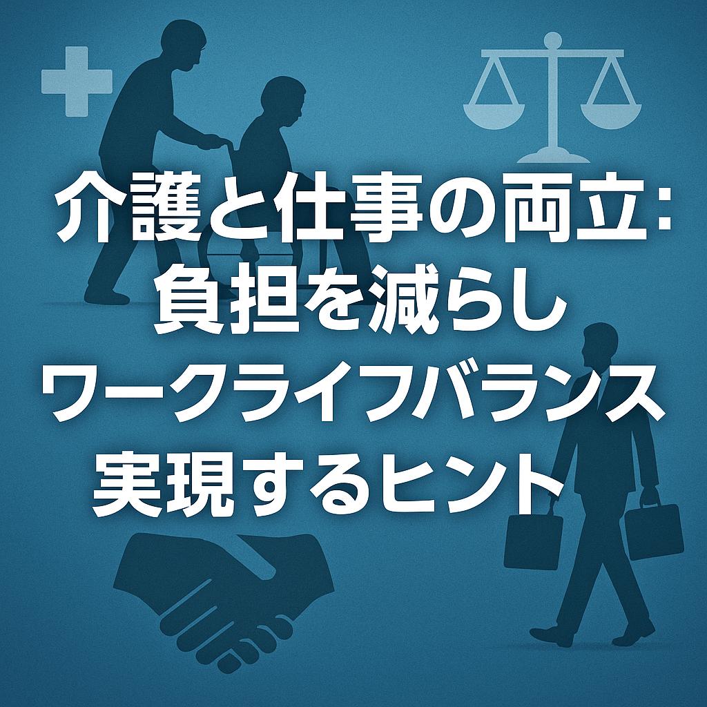 介護と仕事の両立：負担を減らしワークライフバランスを実現するヒント