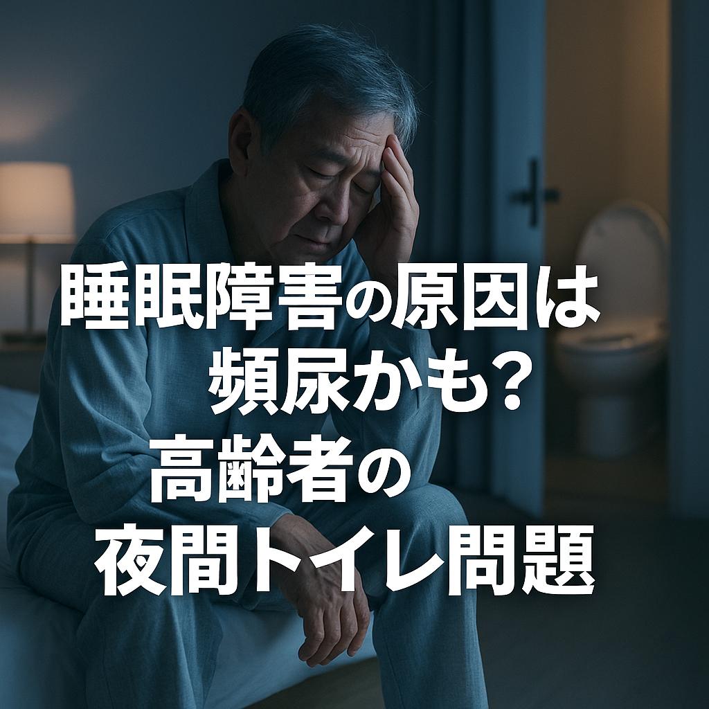 睡眠障害の原因は頻尿かも？高齢者の夜間トイレ問題