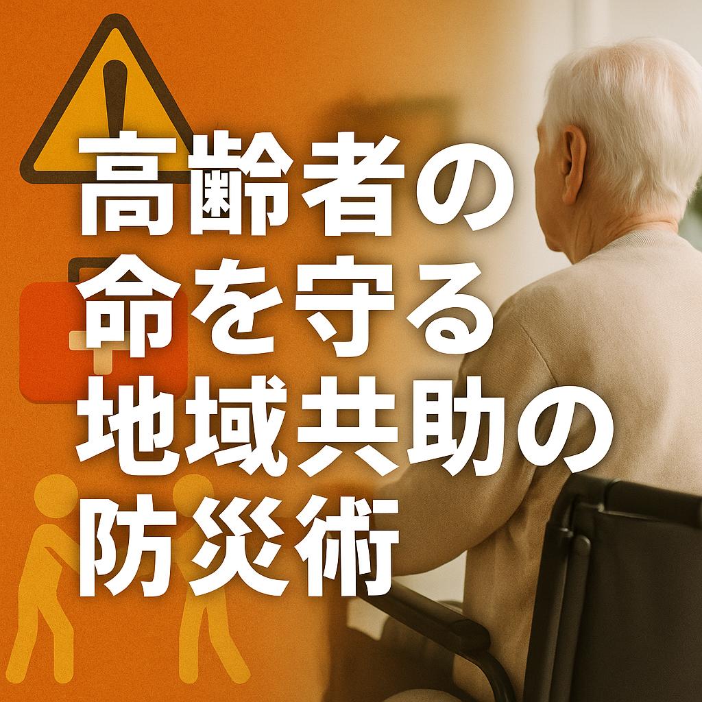 高齢者の命を守る地域共助の防災術