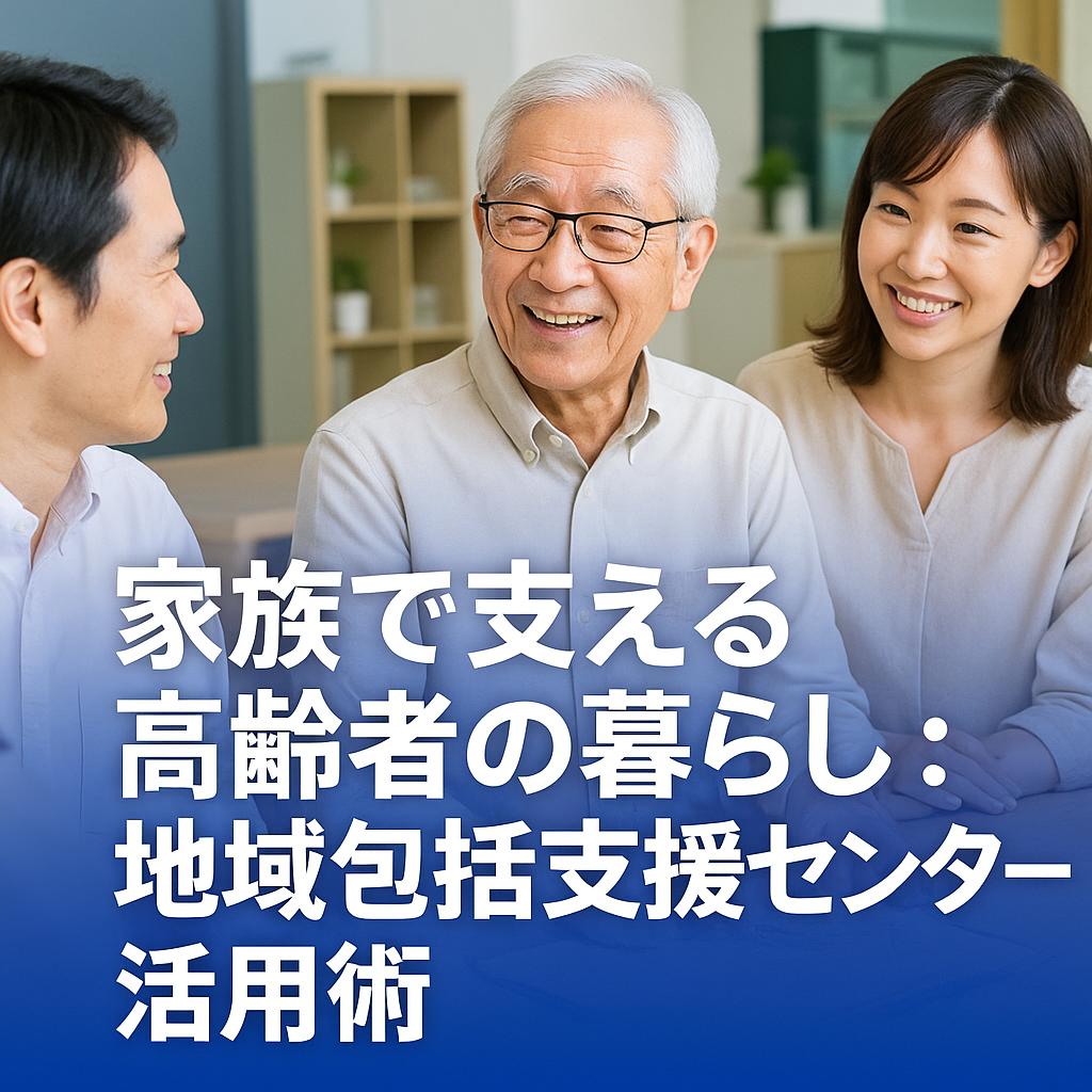 家族で支える高齢者の暮らし：地域包括支援センター活用術