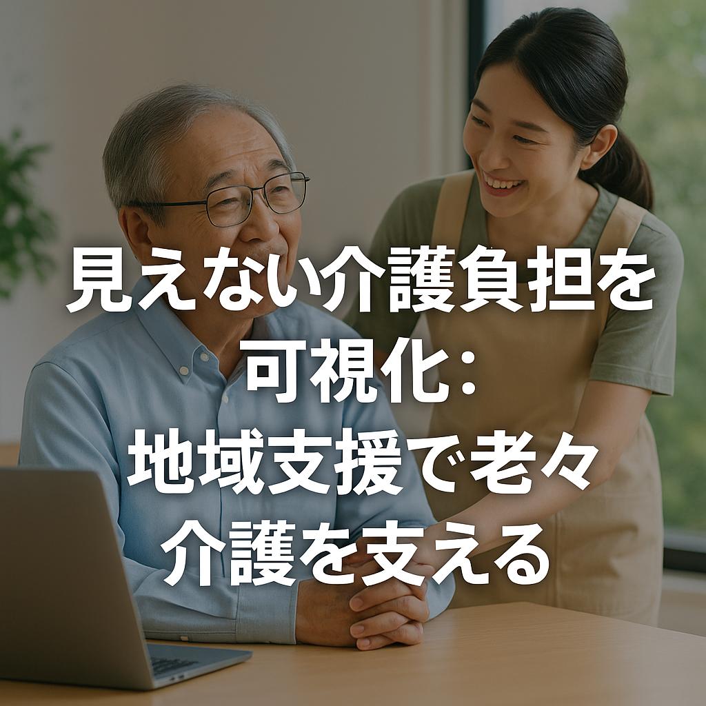 見えない介護負担を可視化：地域支援で老々介護を支える