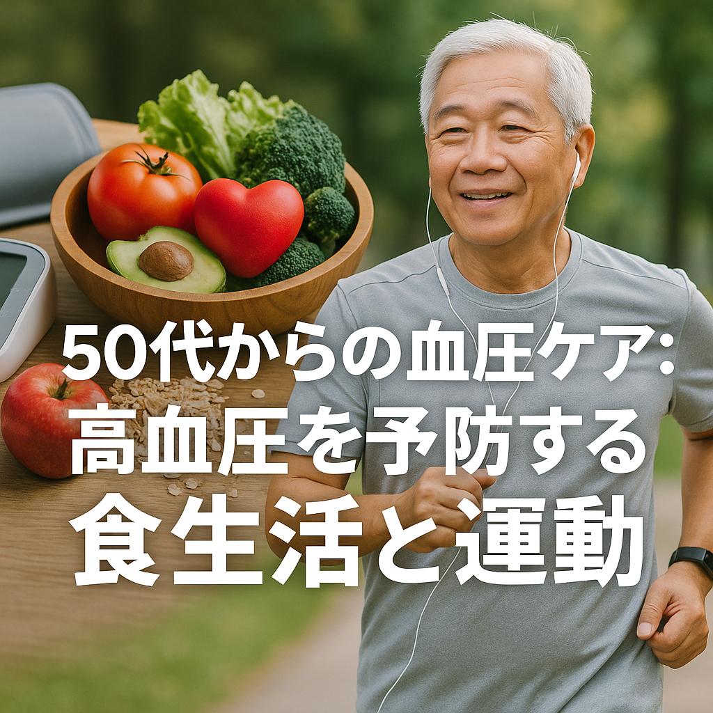 50代からの血圧ケア:高血圧を予防する食生活と運動