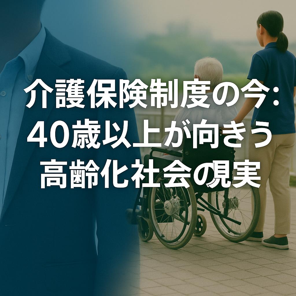 介護保険制度の今：40歳以上が向き合う高齢化社会の現実
