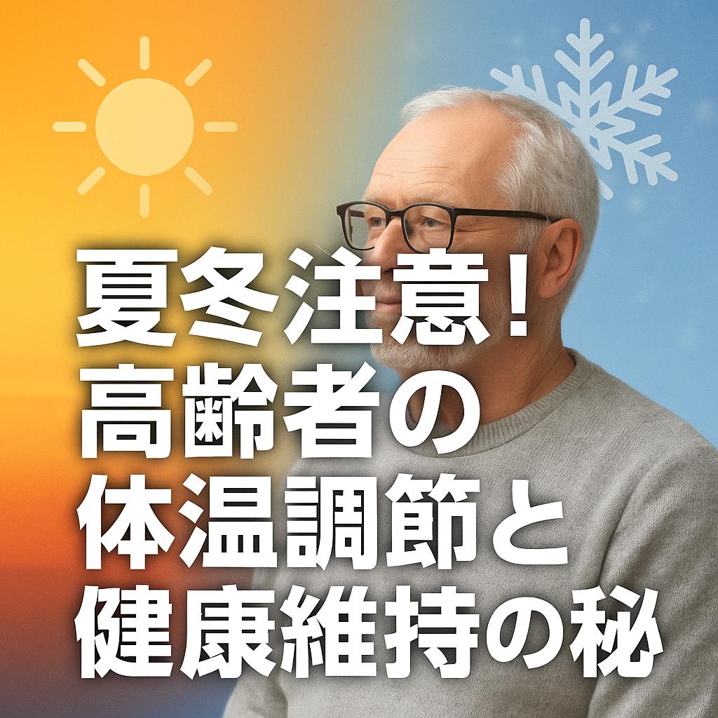 夏冬注意!高齢者の体温調節と健康維持の秘訣