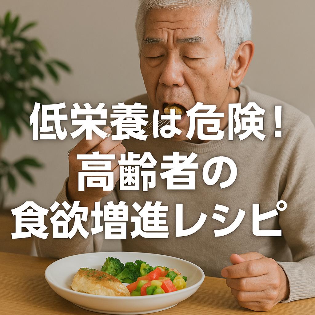 低栄養は危険!高齢者の食欲増進レシピ
