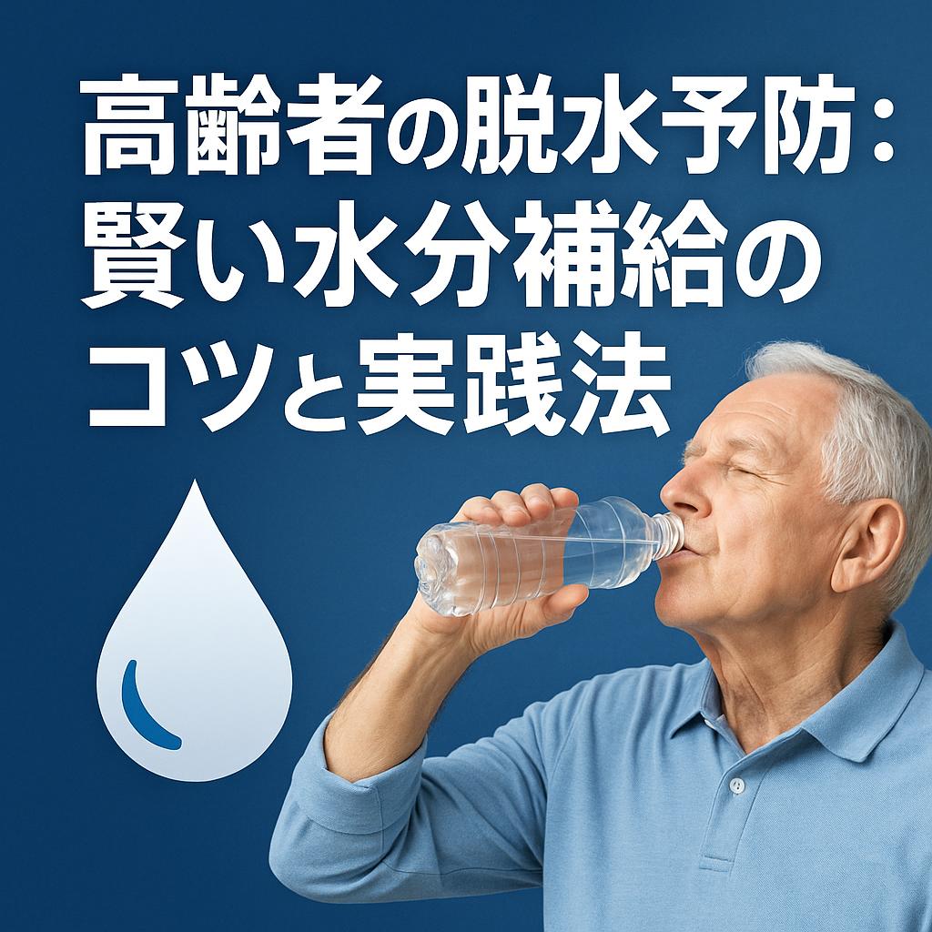 高齢者の脱水予防：賢い水分補給のコツと実践法