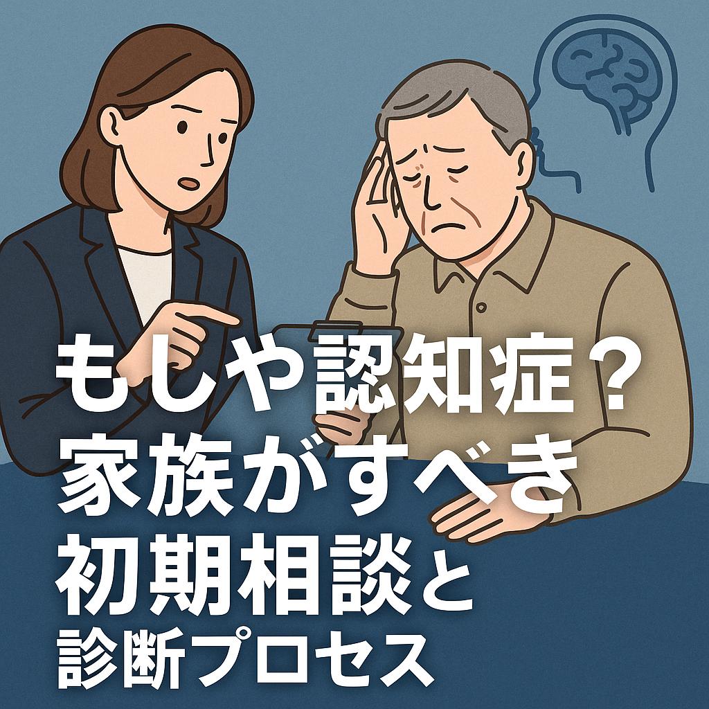 もしや認知症？家族がすべき初期相談と診断プロセス