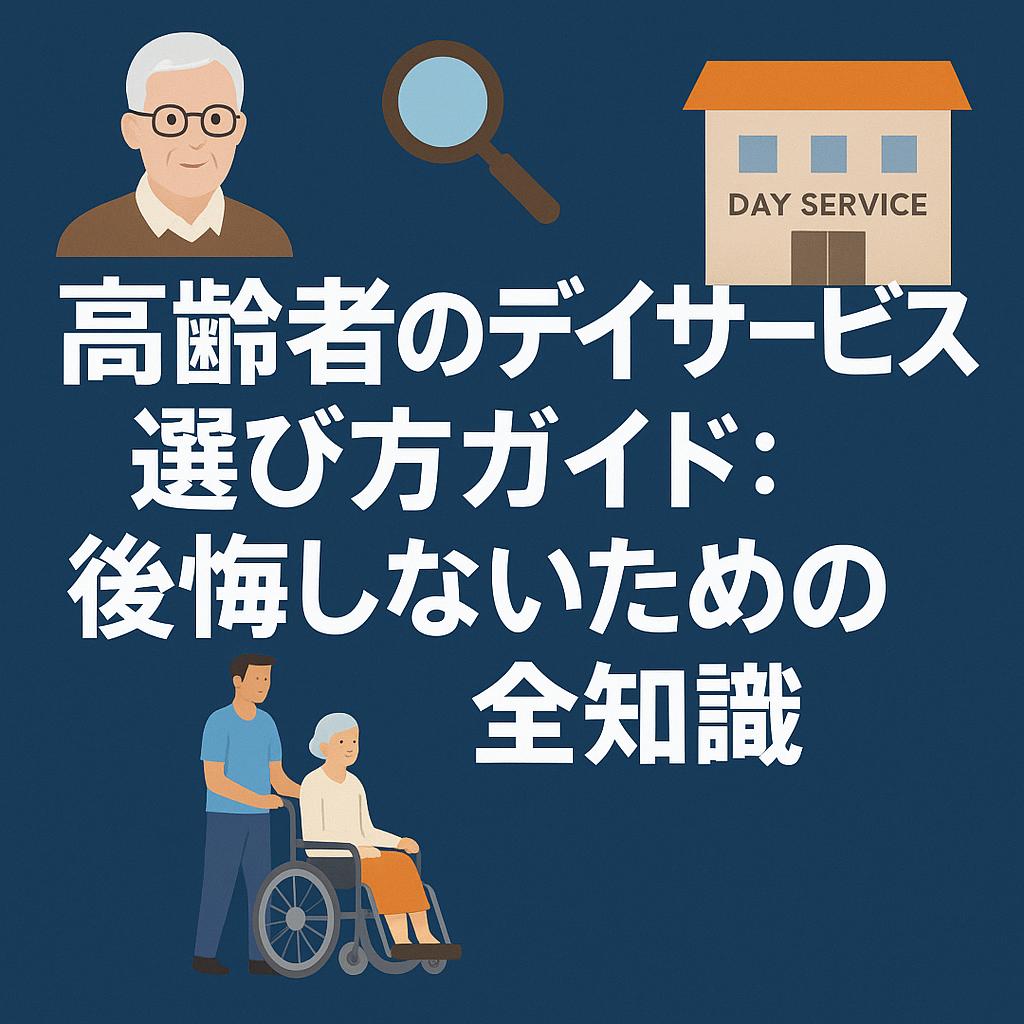 高齢者のデイサービス選び方ガイド：後悔しないための全知識