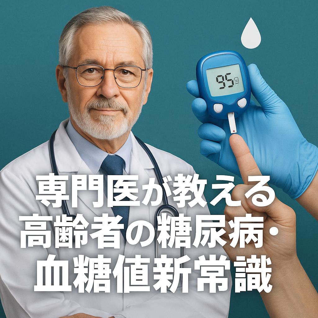 専門医が教える高齢者の糖尿病・血糖値新常識
