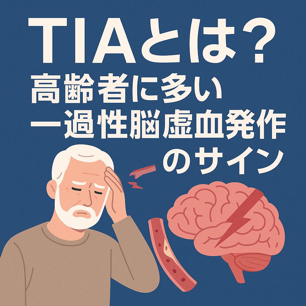 TIAとは？高齢者に多い一過性脳虚血発作のサイン
