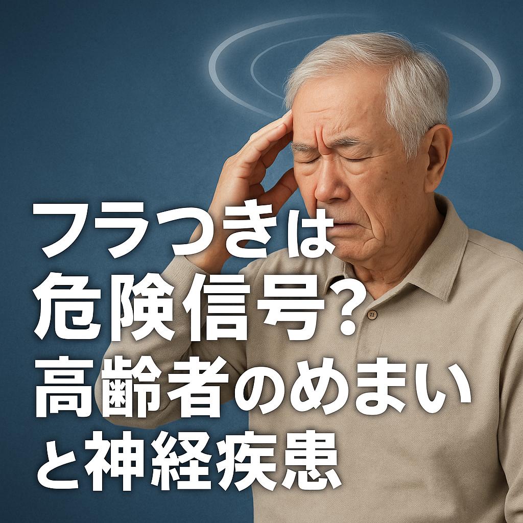 フラつきは危険信号？高齢者のめまいと神経疾患