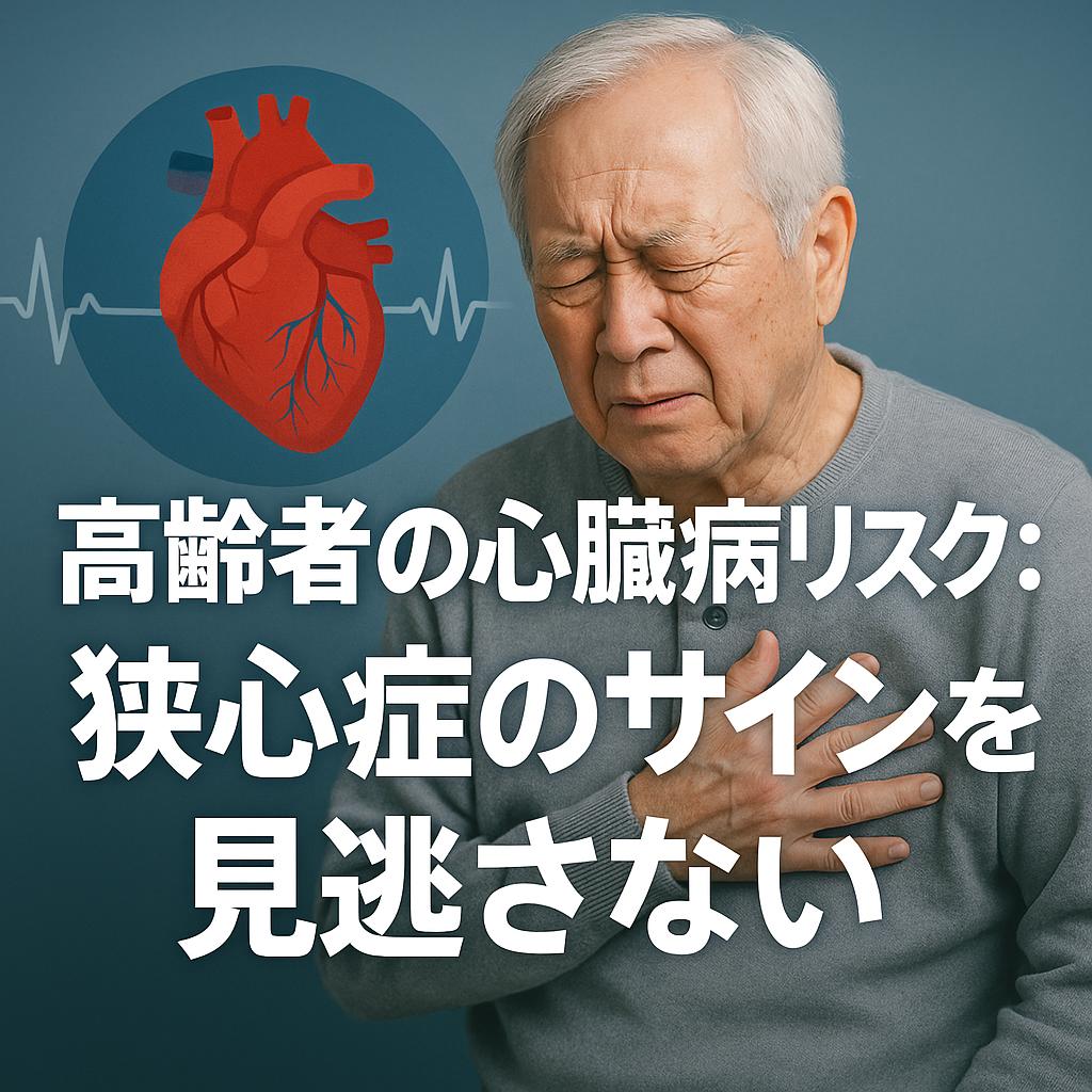 高齢者の心臓病リスク:狭心症のサインを見逃さない