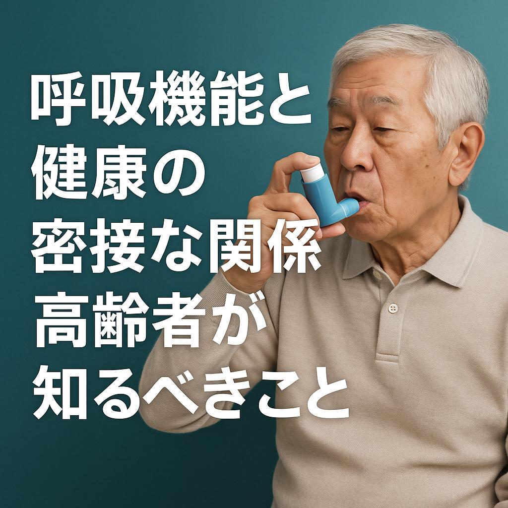 呼吸機能と健康の密接な関係：高齢者が知るべきこと