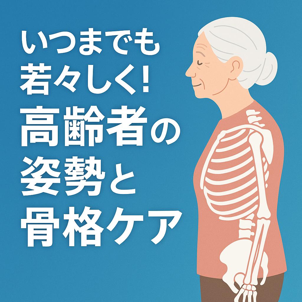 いつまでも若々しく！高齢者の姿勢と骨格ケア