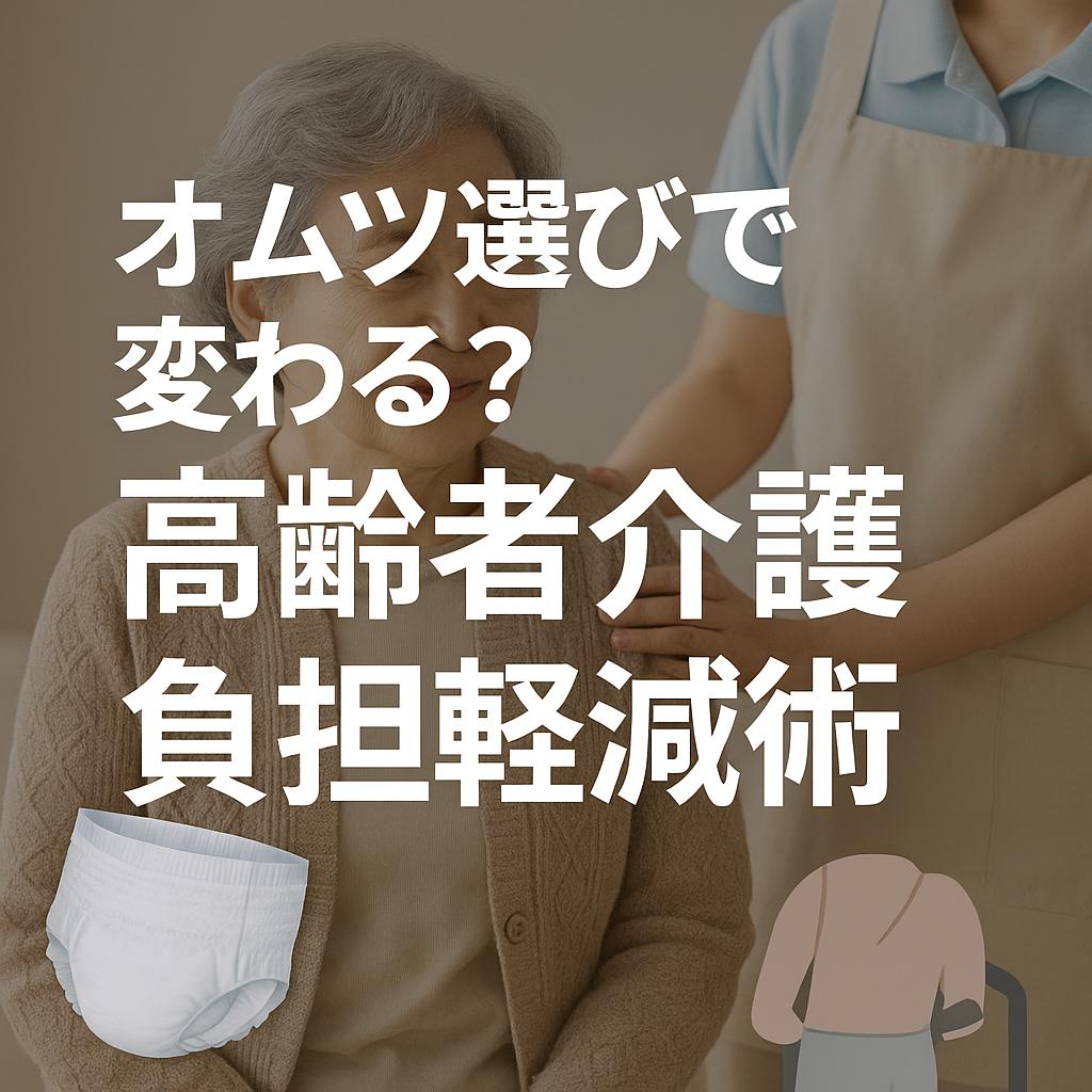オムツ選びで変わる?高齢者介護の負担軽減術