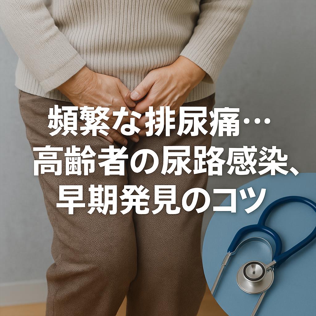 頻繁な排尿痛…高齢者の尿路感染、早期発見のコツ