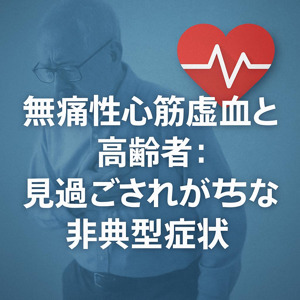 無痛性心筋虚血と高齢者：見過ごされがちな非典型症状
