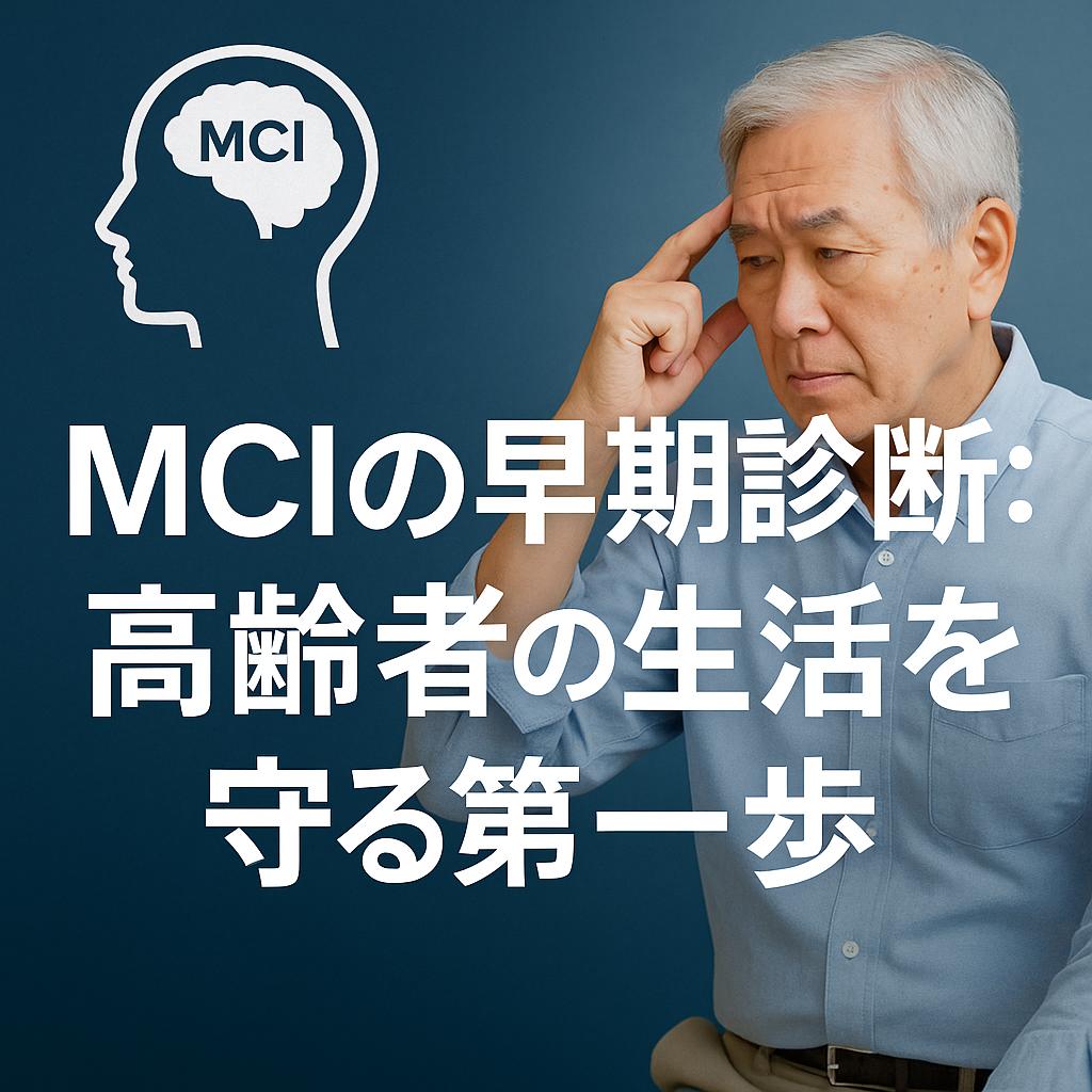 MCIの早期診断: 高齢者の生活を守る第一歩