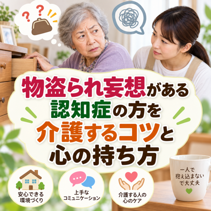 物盗られ妄想がある認知症の方を介護するコツと心の持ち方